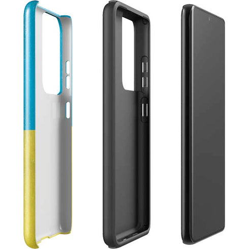 Ukraine Flag Distressed Galaxy S21 Ultra 5G Pro Case